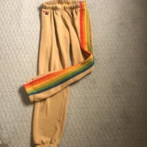 Aviator Nation - Women's Stripe Sweatpants, Size Small - Great Condition